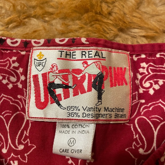 Classic Red Bandana Wrap Skirt - Picture 4 of 5